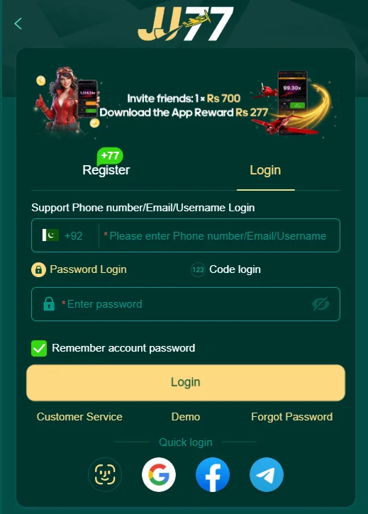 jj77 game login